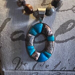 DTR Jay King Turquoise & Jasper Necklace